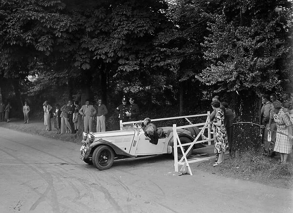DE Harris Singer B37, winner of a silver award at the MCC Torquay Rally, July 1937