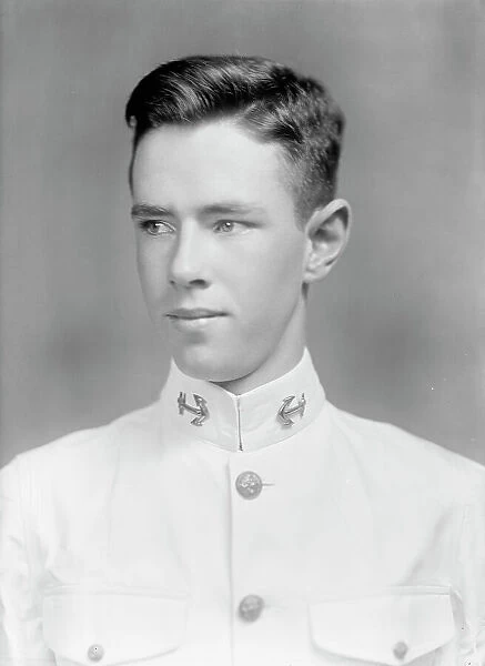 Harry H.G. Barton, Midshipman - Portrait, 1933. Creator: Harris & Ewing. Harry H.G. Barton, Midshipman - Portrait, 1933. Creator: Harris & Ewing