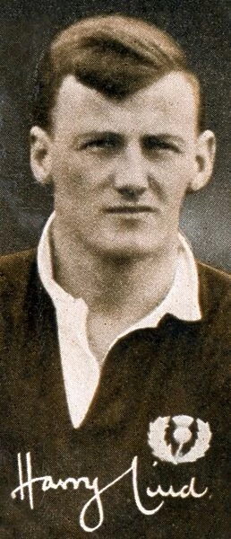 Harry Lind (1906-1986), Scottish international rugby union player, 1935