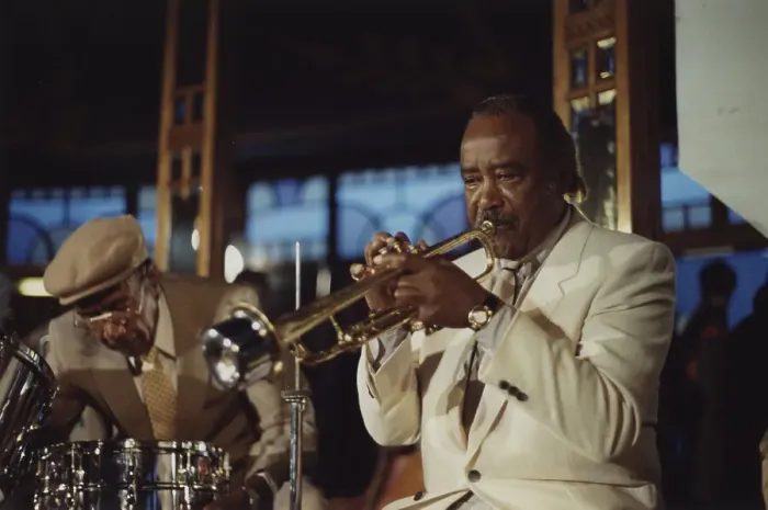 Framed Print : Harry Sweets Edison, Harlem Stampede, Edinburgh Jazz Festival, 1986. Creator: Brian Foskett Framed Print : Harry Sweets Edison, Harlem Stampede, Edinburgh Jazz Festival, 1986. Creator: Brian Foskett