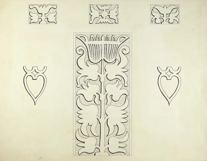 Framed Print : Hartford Cupboard (Detail), c. 1936. Creator: Martin Partyka Framed Print : Hartford Cupboard (Detail), c. 1936. Creator: Martin Partyka