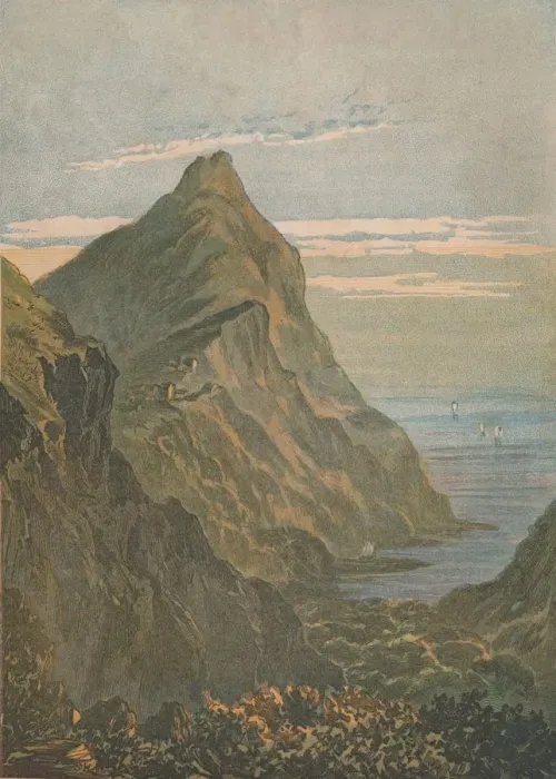 Framed Print : Hartland Point. Near Clovelly, North Devon, 1864. Creator: Unknown Framed Print : Hartland Point. Near Clovelly, North Devon, 1864. Creator: Unknown