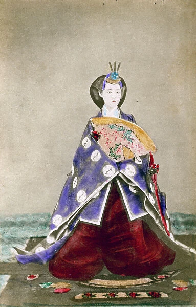 Haruho, Empress of Japan, 1873 (1882). Artist: Uchida Kyuichi