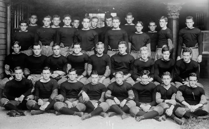 Framed Print : Harvard varsity football team, 1912, 1912. Creator: Bain News Service Framed Print : Harvard varsity football team, 1912, 1912. Creator: Bain News Service