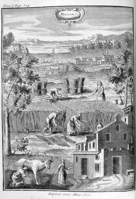 Framed Print : Harvest, 1775