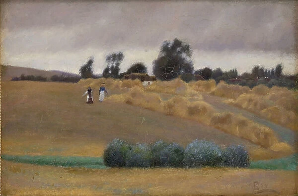 Harvest, 1887. Creator: Fritz Syberg
