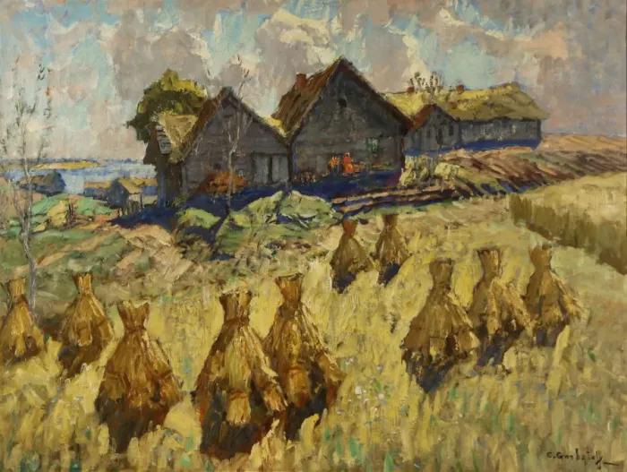 Framed Print : After the Harvest, 1931 Framed Print : After the Harvest, 1931