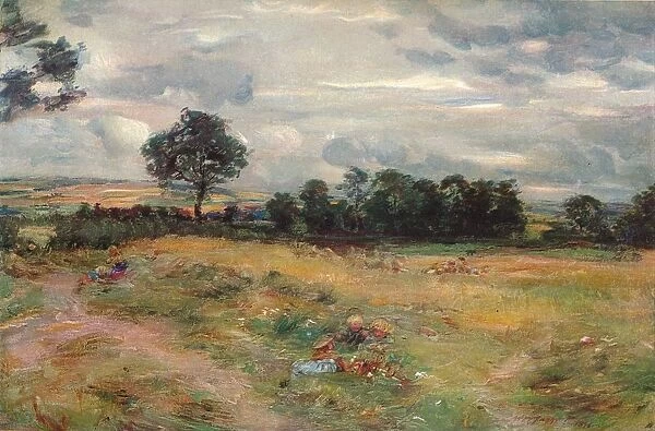 Harvest at Broomieknowe, 1896. Artist: William McTaggart