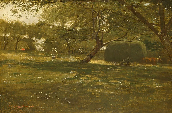 Harvest Scene, ca. 1873. Creator: Winslow Homer