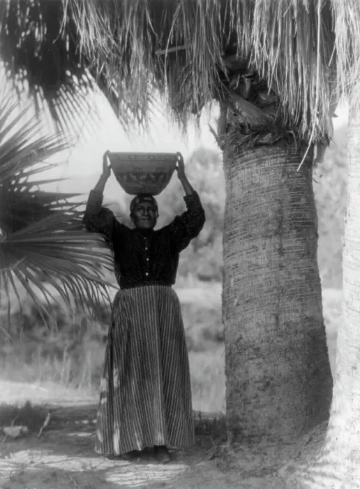 Framed Print : The harvester-Cahuilla, 1905, c1924. Creator: Edward Sheriff Curtis