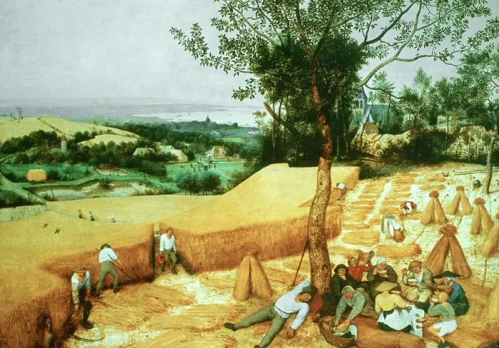 Framed Print : The Harvesters, 1565. Artist: Pieter Bruegel the Elder