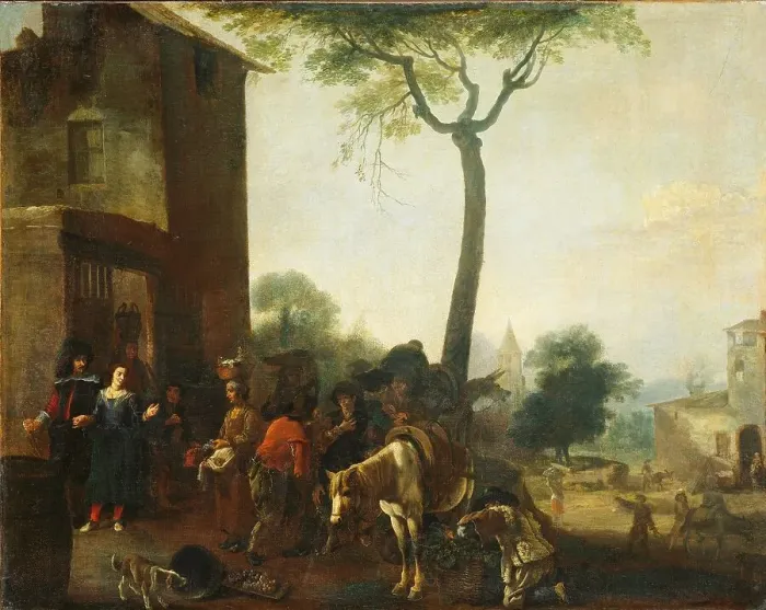 Framed Print : Harvesting the Vines, c.1630-c.1650. Creator: Unknown Framed Print : Harvesting the Vines, c.1630-c.1650. Creator: Unknown