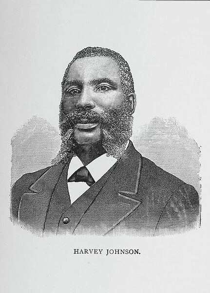 Harvey Johnson, 1887. Creator: Unknown