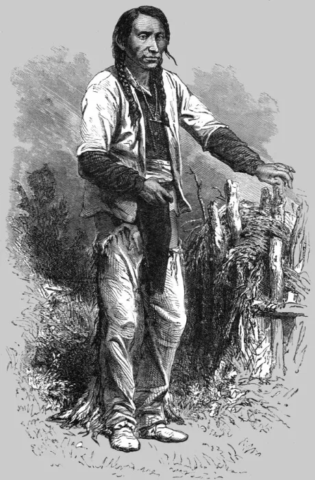 Framed Print : Hashquaht; In pawn in an Indian village, 1875. Creator: Unknown Framed Print : Hashquaht; In pawn in an Indian village, 1875. Creator: Unknown