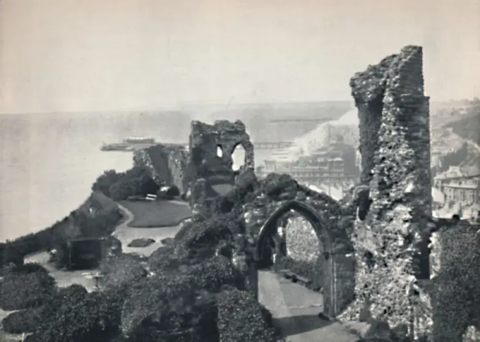 Framed Print : Hastings - The Castle, 1895