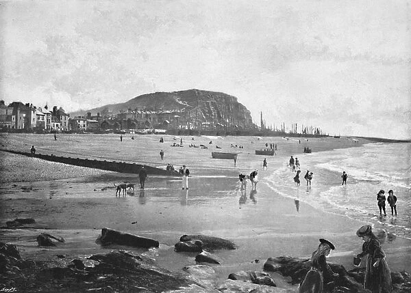 Hastings Old Town and Beach, c1896. Artist: Carl Norman