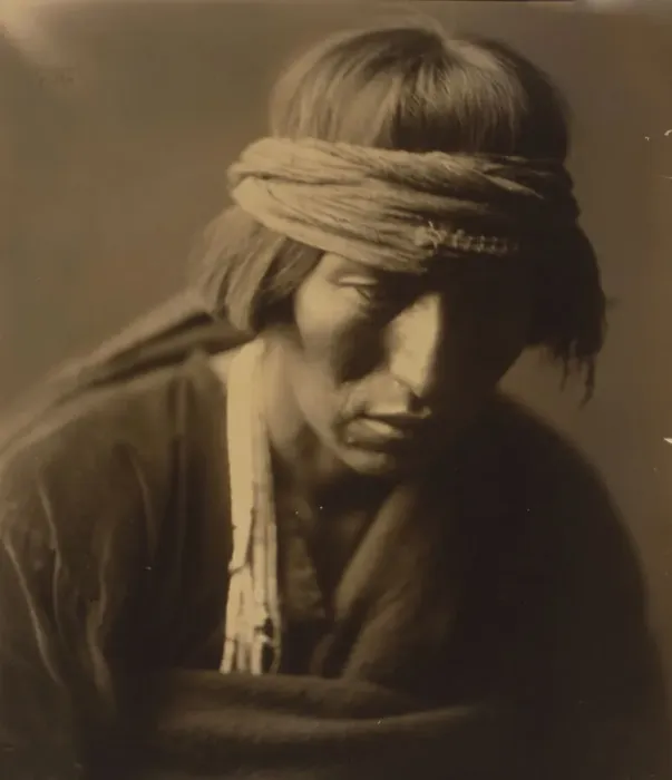 Framed Print : Hastobiga, Navaho Medicine Man, c1904. Creator: Edward Sheriff Curtis Framed Print : Hastobiga, Navaho Medicine Man, c1904. Creator: Edward Sheriff Curtis