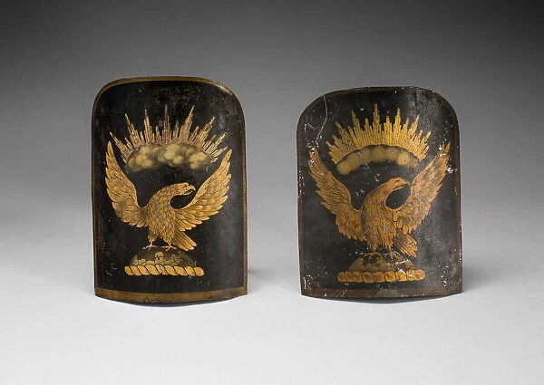 Two Hat Plates, 1810  /  30. Creator: Unknown