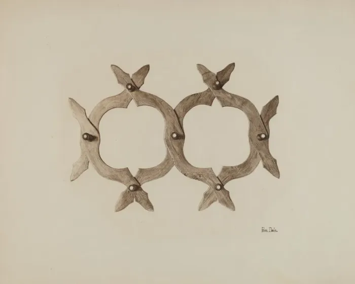 Framed Print : Hat-rack, c. 1941. Creator: Pearl Davis Framed Print : Hat-rack, c. 1941. Creator: Pearl Davis