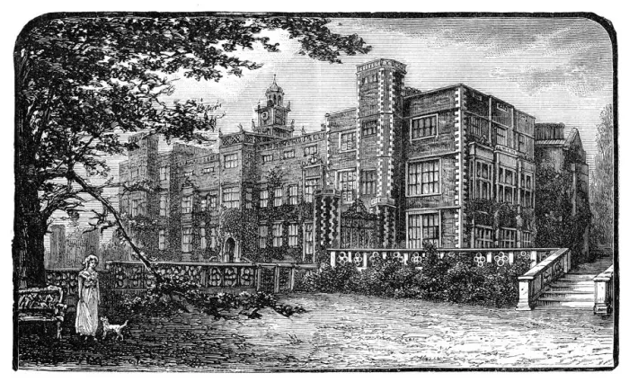 Framed Print : Hatfield House, Herfordshire, 1900 Framed Print : Hatfield House, Herfordshire, 1900