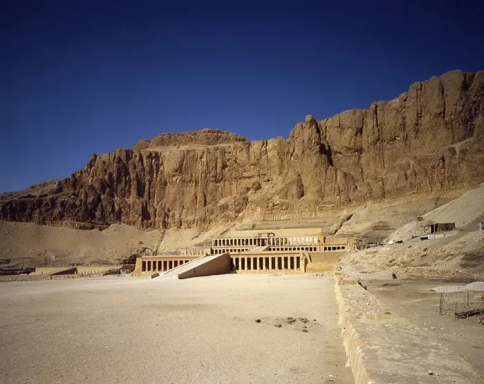 Framed Print : Hatshepsut, Deir El Bahri, Egypt, 1984. Creator: Ethel Davies Framed Print : Hatshepsut, Deir El Bahri, Egypt, 1984. Creator: Ethel Davies