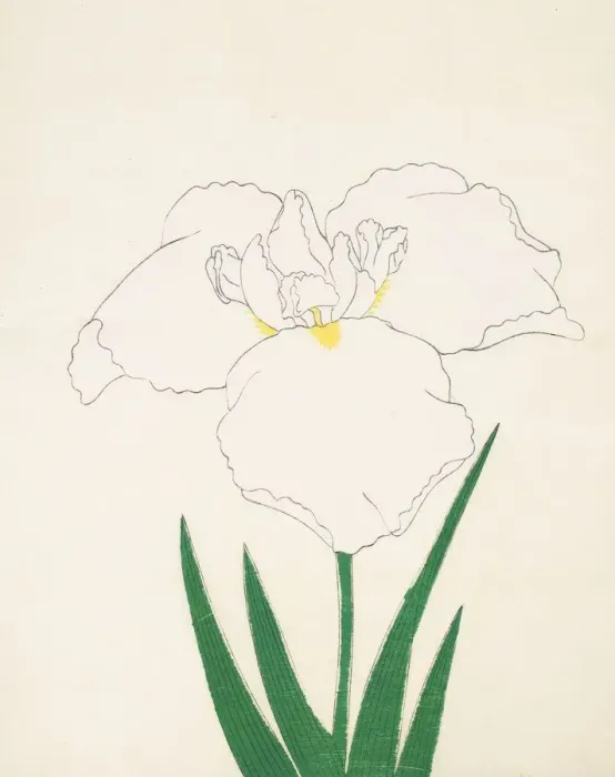 Framed Print : Hatsu-Shimo, No. 6, 1890, (colour woodblock print) Framed Print : Hatsu-Shimo, No. 6, 1890, (colour woodblock print)