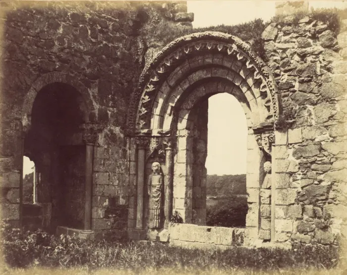 Framed Print : Haughmond Abbey, 1858. Creator: Alfred Capel-Cure Framed Print : Haughmond Abbey, 1858. Creator: Alfred Capel-Cure