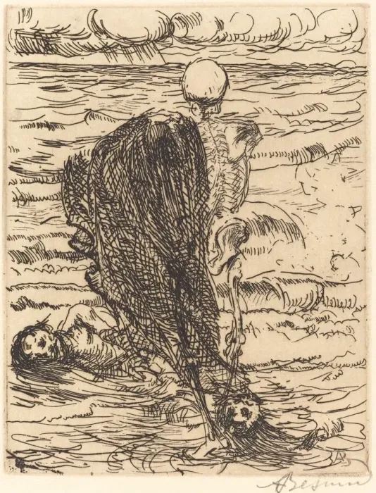 Framed Print : The Haul (Le coup de filet), 1900. Creator: Paul Albert Besnard Framed Print : The Haul (Le coup de filet), 1900. Creator: Paul Albert Besnard