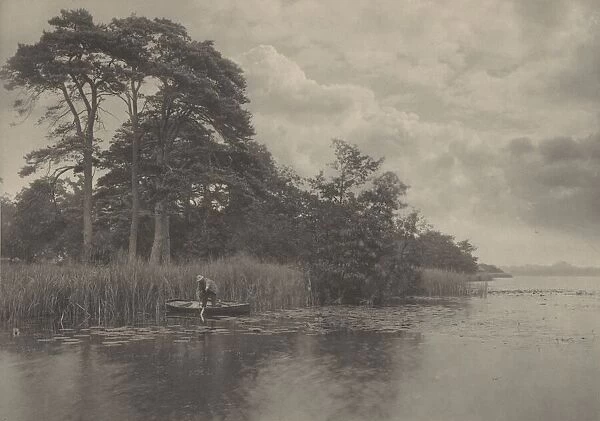 The Haunt of the Pike, 1887. Creator: Dr Peter Henry Emerson