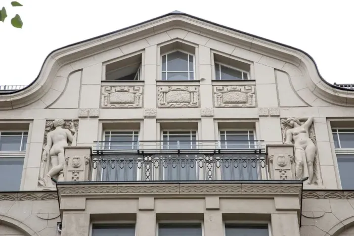 Framed Print : Haus Hillbrich, Mauerstrasse 76, Berlin, Germany, (1908), 2018. Artist: Alan John Ainsworth Framed Print : Haus Hillbrich, Mauerstrasse 76, Berlin, Germany, (1908), 2018. Artist: Alan John Ainsworth