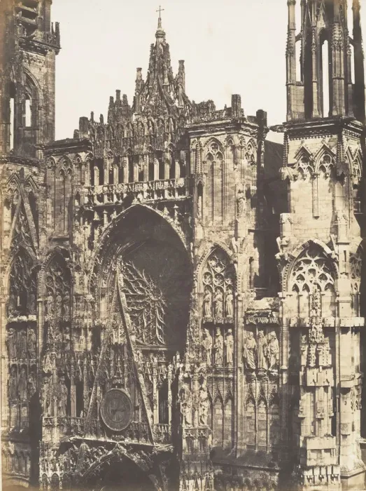 Framed Print : Haut de Portail, Cote de la Place, Cathedrale de Rouen, 1852-54 Framed Print : Haut de Portail, Cote de la Place, Cathedrale de Rouen, 1852-54
