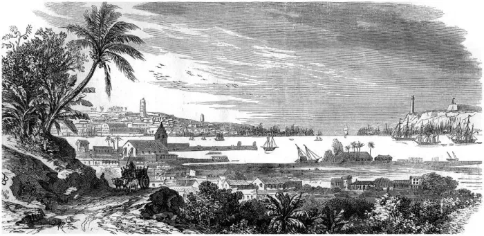 Framed Print : Havana, Cuba, c1865 Framed Print : Havana, Cuba, c1865