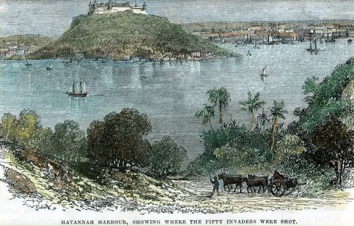 Framed Print : Havannah Harbour, showing where the fifty invaders were shot, Cuba, c1880 Framed Print : Havannah Harbour, showing where the fifty invaders were shot, Cuba, c1880