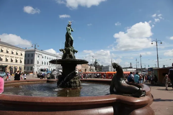 Framed Print : Havis Amanda Fountain, Helsinki, Finland, 2011. Artist: Sheldon Marshall Framed Print : Havis Amanda Fountain, Helsinki, Finland, 2011. Artist: Sheldon Marshall