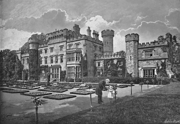 Framed Print : Hawarden Castle, c1896. Artist: Catherall & Pritchard Framed Print : Hawarden Castle, c1896. Artist: Catherall & Pritchard