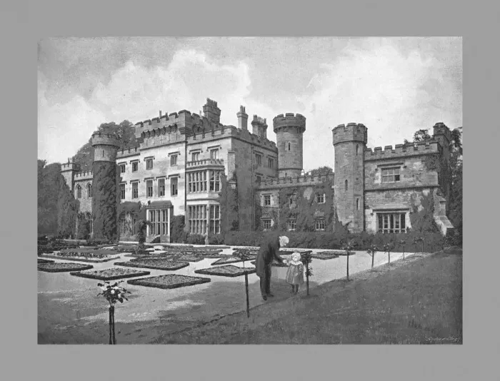 Framed Print : Hawarden Castle, c1900. Artist: Catherall & Pritchard Framed Print : Hawarden Castle, c1900. Artist: Catherall & Pritchard