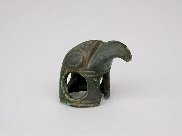 Hawk Head, Geometric Period (800-600 BCE). Creator: Unknown