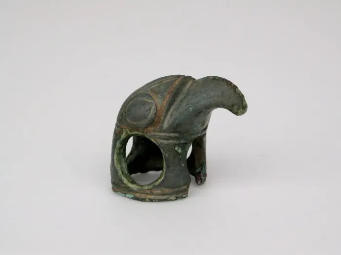 Framed Print : Hawk Head, Geometric Period (800-600 BCE). Creator: Unknown Framed Print : Hawk Head, Geometric Period (800-600 BCE). Creator: Unknown