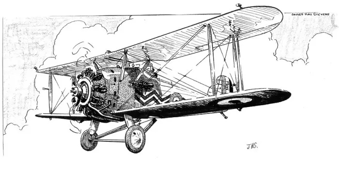 Framed Print : The Hawker Danecock aeroplane, c1920s. Artist: James Hay Stevens Framed Print : The Hawker Danecock aeroplane, c1920s. Artist: James Hay Stevens