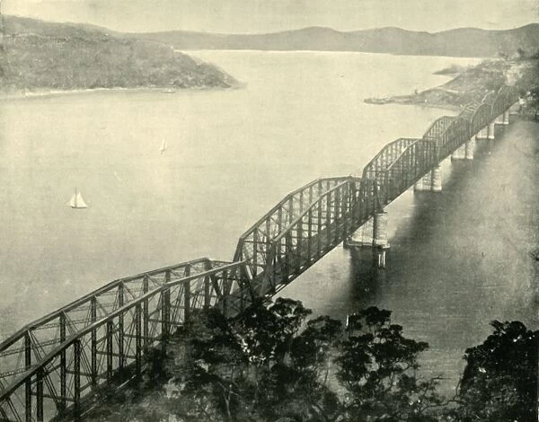 The Hawkesbury Bridge, New South Wales, 1901. Creator: Unknown