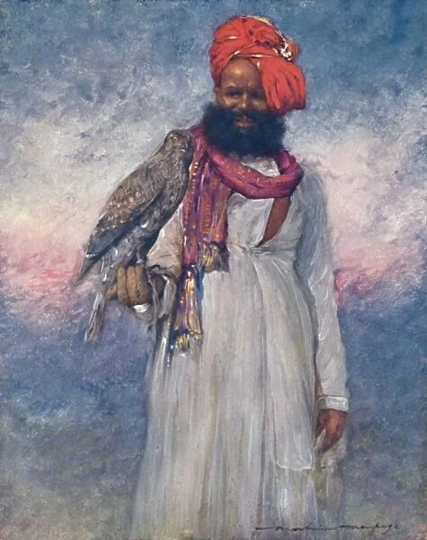 A Hawksman of Rajgarh, 1903. Artist: Mortimer L Menpes