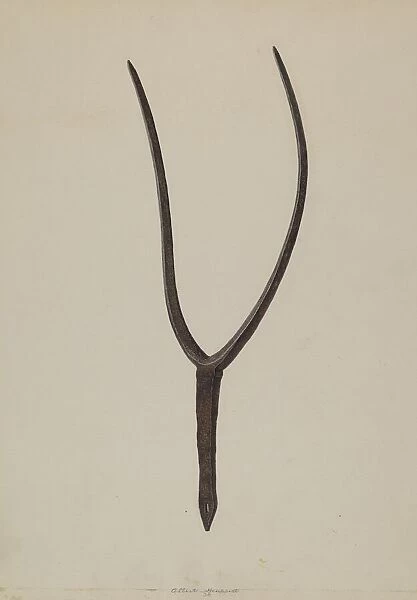 Hay Fork, 1938. Creator: Albert Geuppert