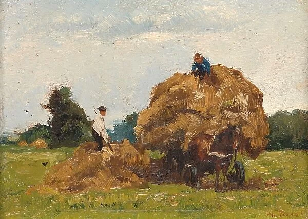 Hay Wagon, 1885-1931. Creator: Willem de Zwart