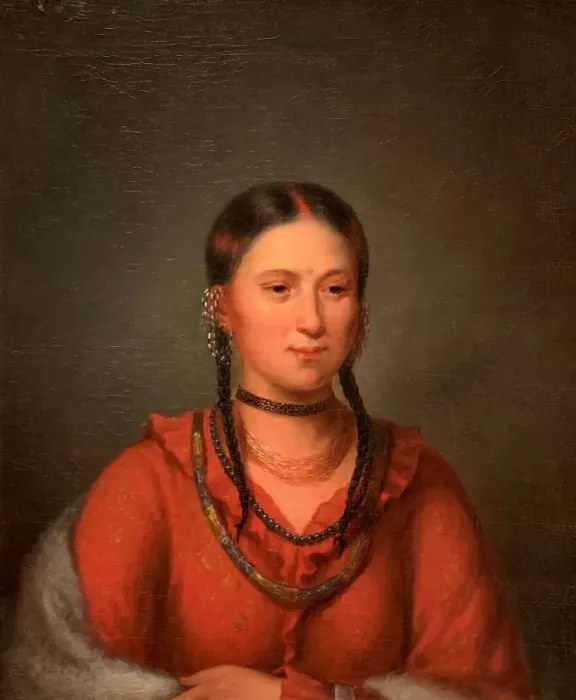 Framed Print : Hayne Hudjihini, Eagle of Delight, 1832-33. Creator: Henry Inman Framed Print : Hayne Hudjihini, Eagle of Delight, 1832-33. Creator: Henry Inman