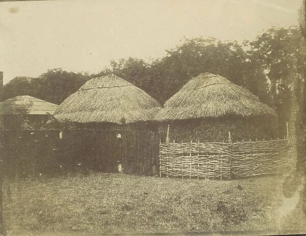 Haystacks, 1850s. Creator: Unknown