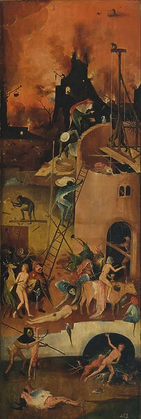 The Haywain (Triptych) Right panel, c. 1516. Artist: Bosch, Hieronymus (c. 1450-1516)
