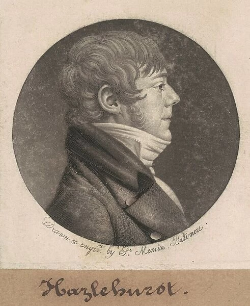 Hazlehurst, 1803. Creator: Charles Balthazar Julien Fevret de Saint-Memin
