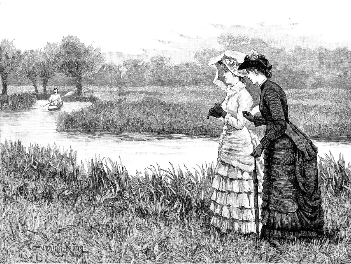 Framed Print : 'He is coming, ' said Jeannette, in a warning voice, 1883. Creator: R. Taylor Framed Print : 'He is coming, ' said Jeannette, in a warning voice, 1883. Creator: R. Taylor