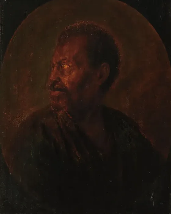Framed Print : Head of an African, 1628-1675. Creator: Gerrit Dou Framed Print : Head of an African, 1628-1675. Creator: Gerrit Dou
