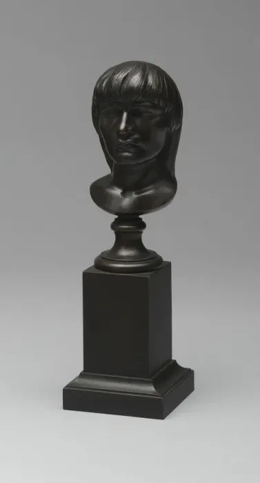 Framed Print : Head of an American Indian, Modeled 1848 / 49, cast 1849. Creator: Henry Kirke Brown Framed Print : Head of an American Indian, Modeled 1848 / 49, cast 1849. Creator: Henry Kirke Brown